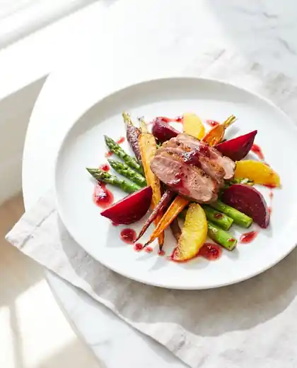 Concept: the same dish directed, lit and composed as campaign-ready commercial food photography